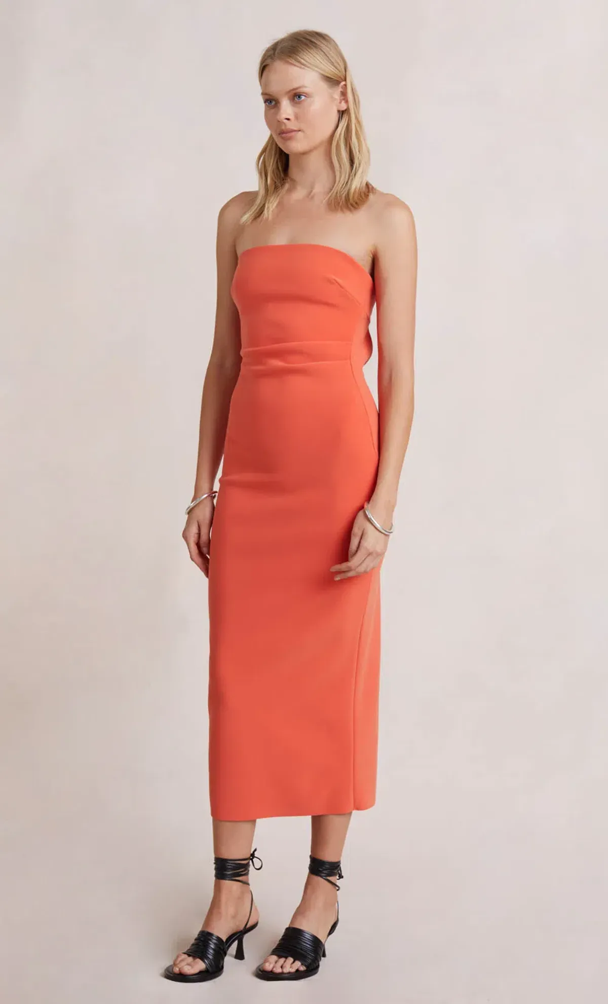 Bec and Bridge Cecily Midi Dress Orange Size 10 - Image 1