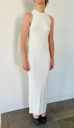 Sir the Label Celena Cross Back Dress White Size 8 for rent on The Volte - image 3