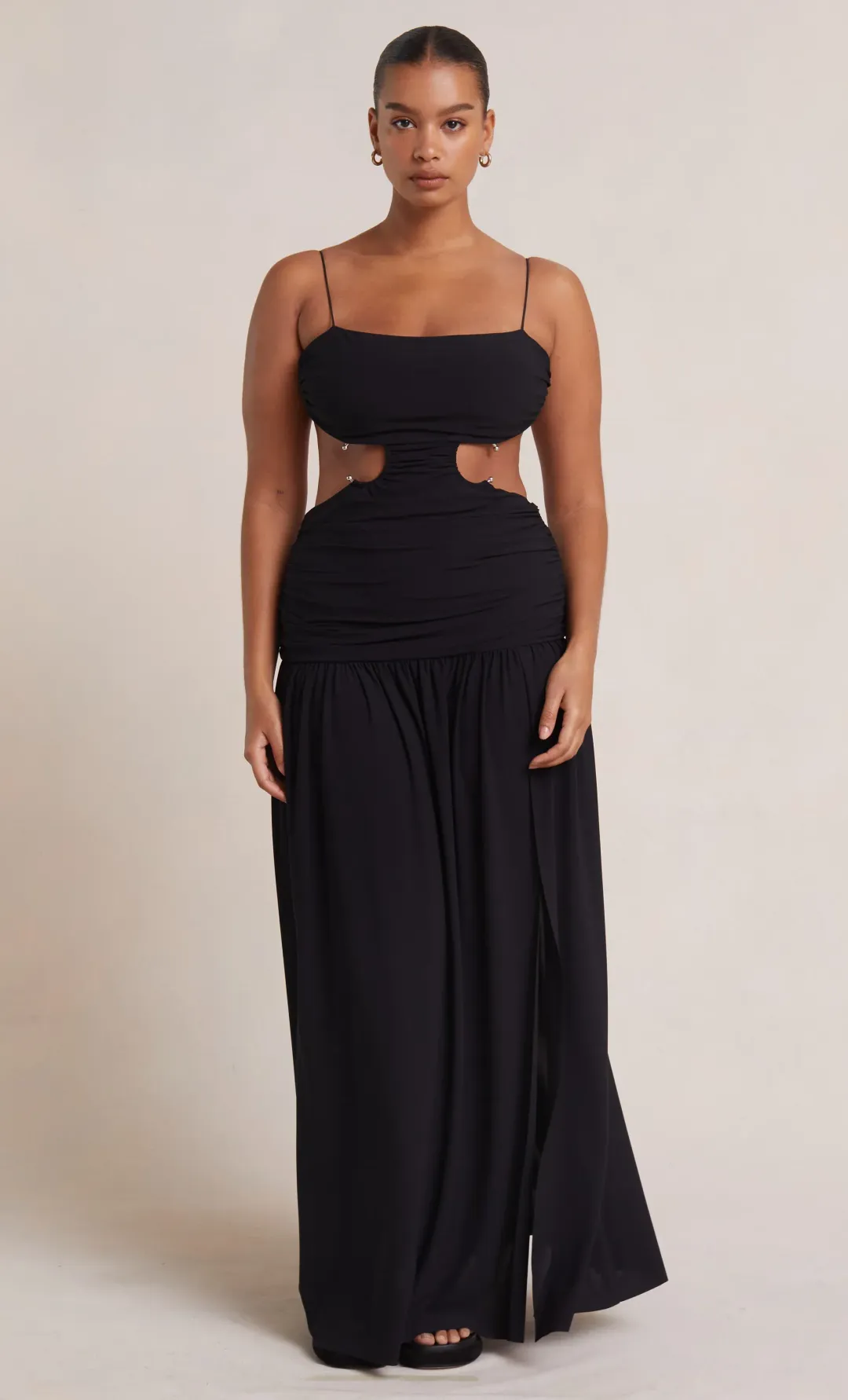 Bec & Bridge Minx Midi Dress Black Size 14 for rent on The Volte - main image