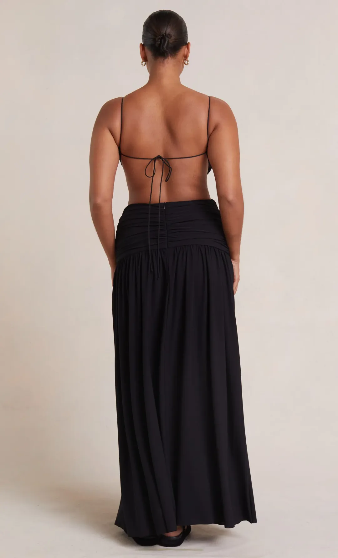 Bec & Bridge Minx Midi Dress Black Size 14 for rent on The Volte - main image