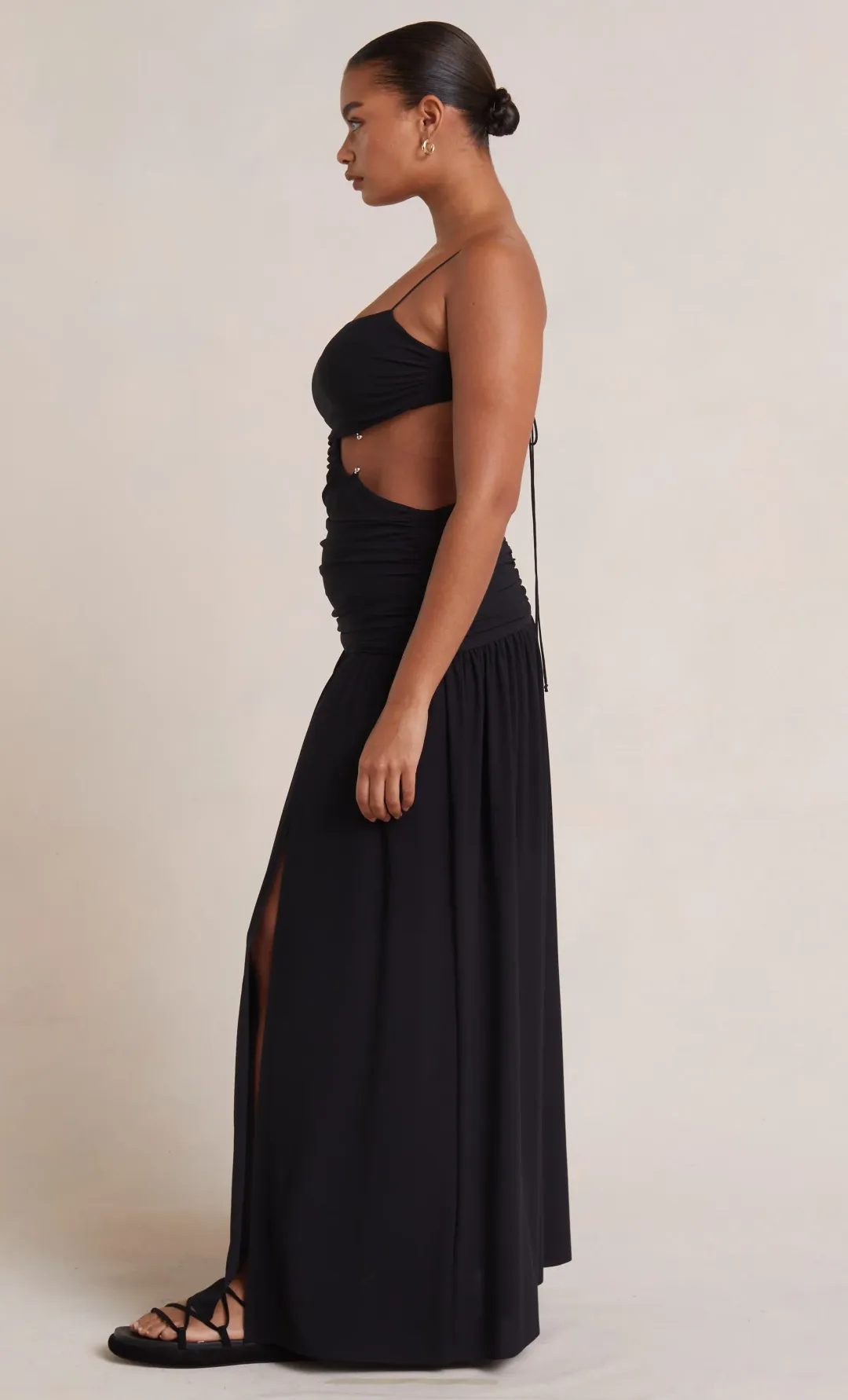 Bec & Bridge Minx Midi Dress Black Size 14 for rent on The Volte - main image