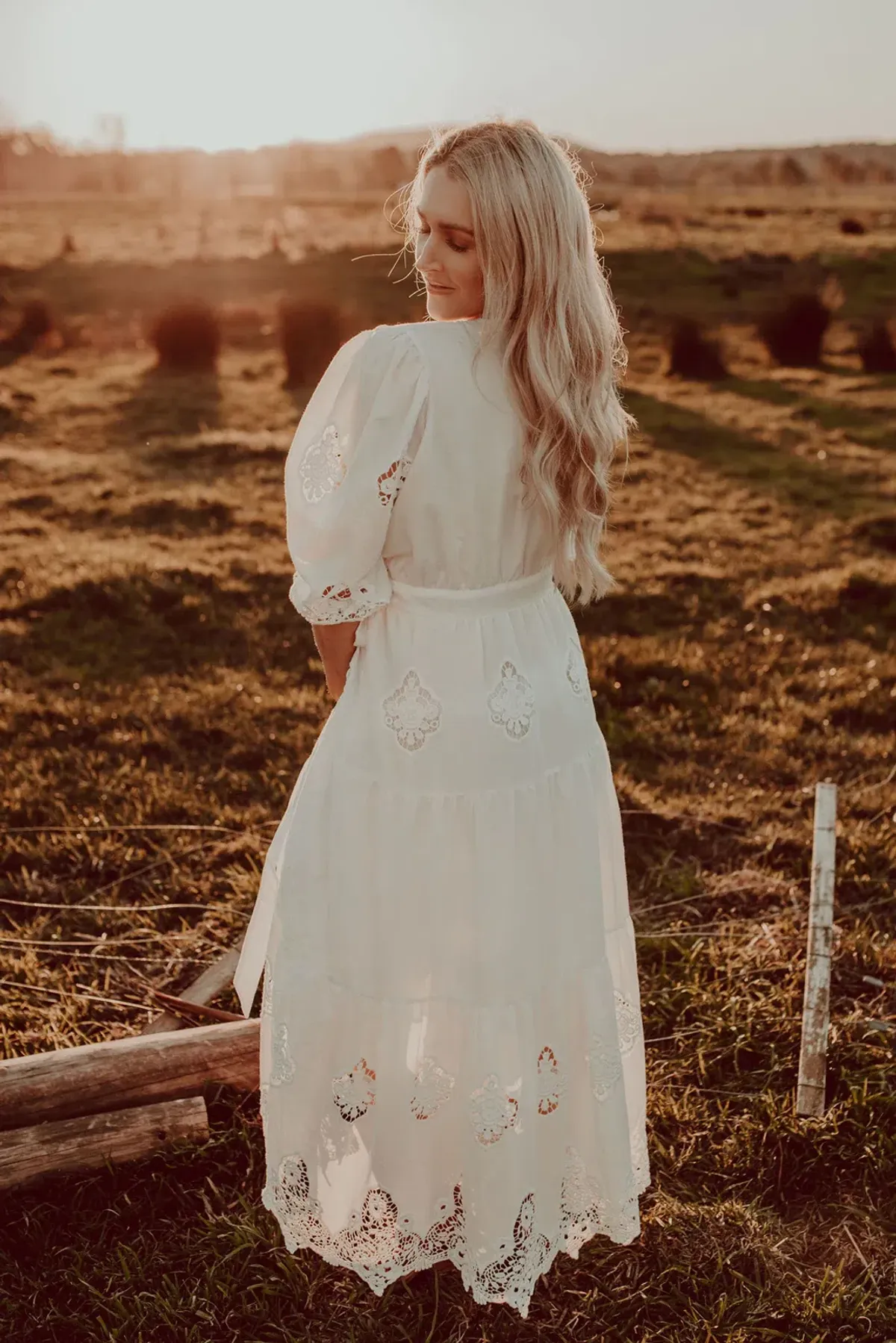 Co & Ry Marigold Dress White Size M/Au 10 - Image 2