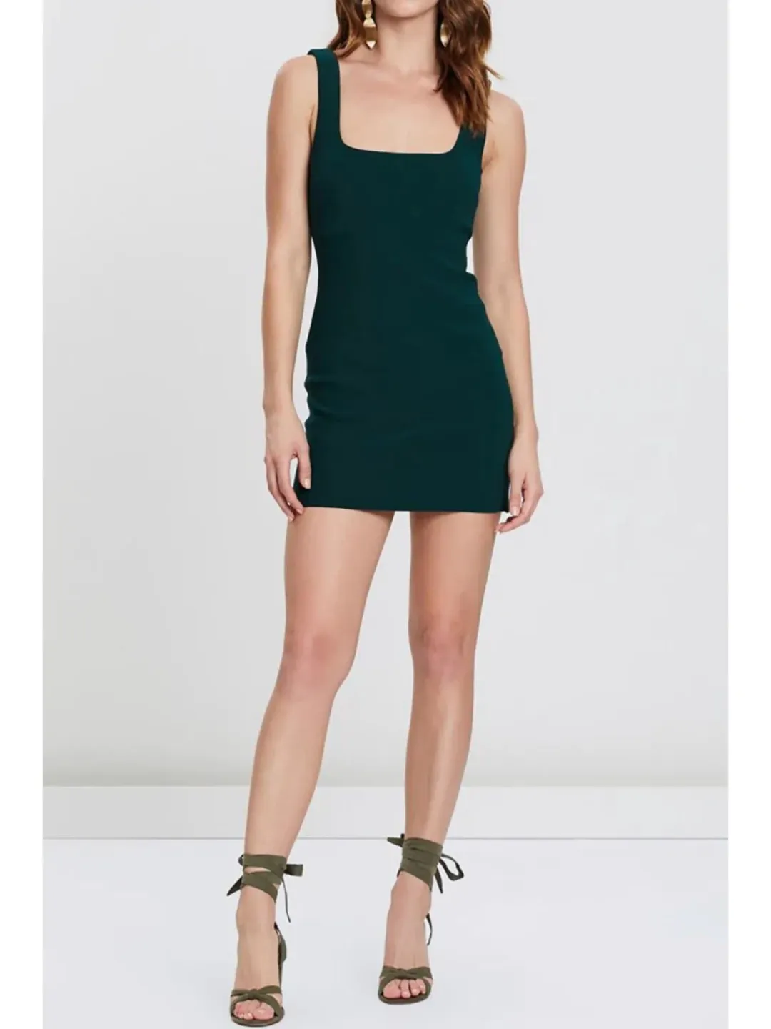 Bec & Bridge Margaux Mini Dress Forest Size AU 6 for rent on The Volte - main image