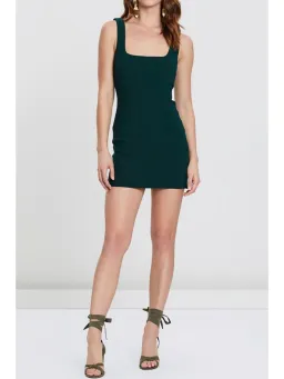 Bec & Bridge Margaux Mini Dress Forest Size AU 6 for rent on The Volte - image 1