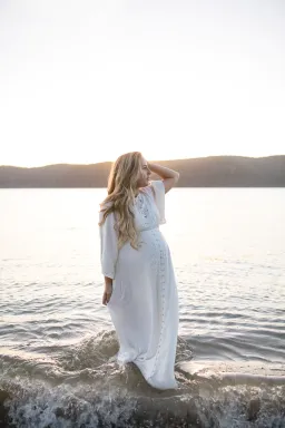 Fillyboo I Believe In Unicorns Dress in Ivory White Size M for rent on The Volte - image 2