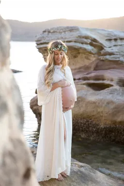 Fillyboo I Believe In Unicorns Dress in Ivory White Size M for rent on The Volte - image 3
