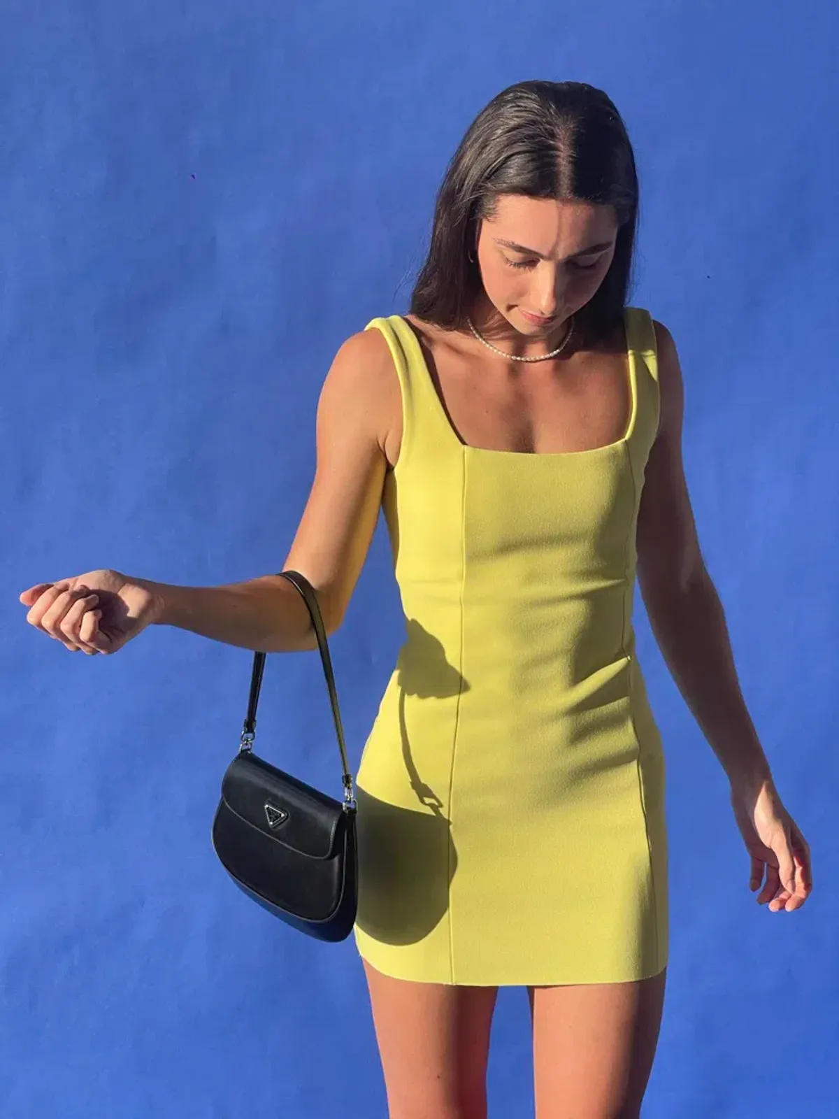 Bec & Bridge Gemma Mini Dress Banana Yellow Size AU 6 - Image 4