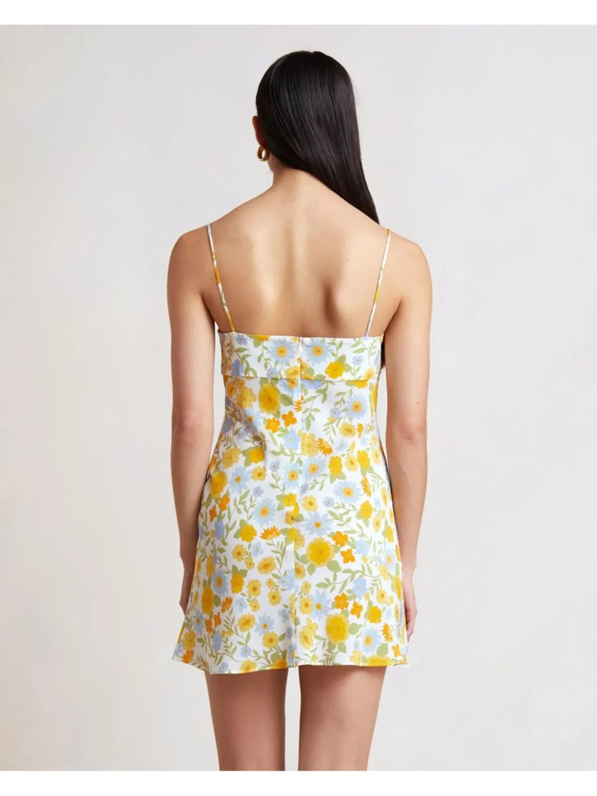 Bec & Bridge Cali Sun Mini Dress Print Size AU 6 - Image 4