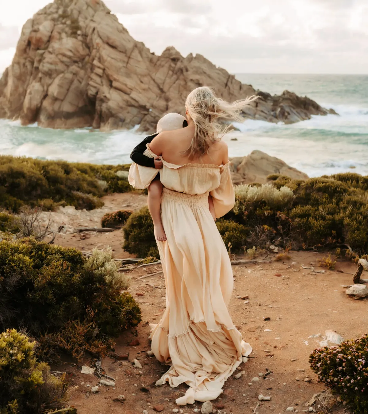 We Are Reclamation There Is Nothing Quite Like You Two Piece Maternity Gown Dark Ivory One Size - Image 2