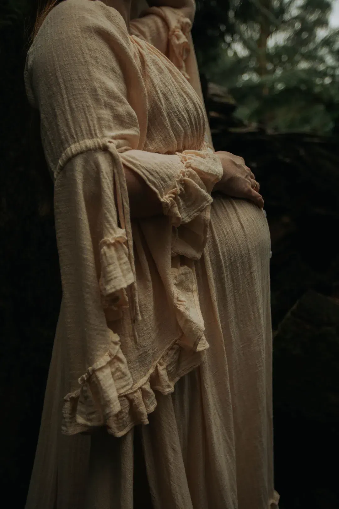 We Are Reclamation Dreams Like These Gown Beige - One Size Fits Most (Aus 6-18) for rent on The Volte - main image