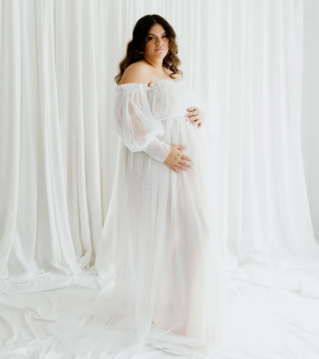 Isadora Tulle Dress with Nude Lining Size XXXL / AU 20 Plus Size for rent on The Volte - main image