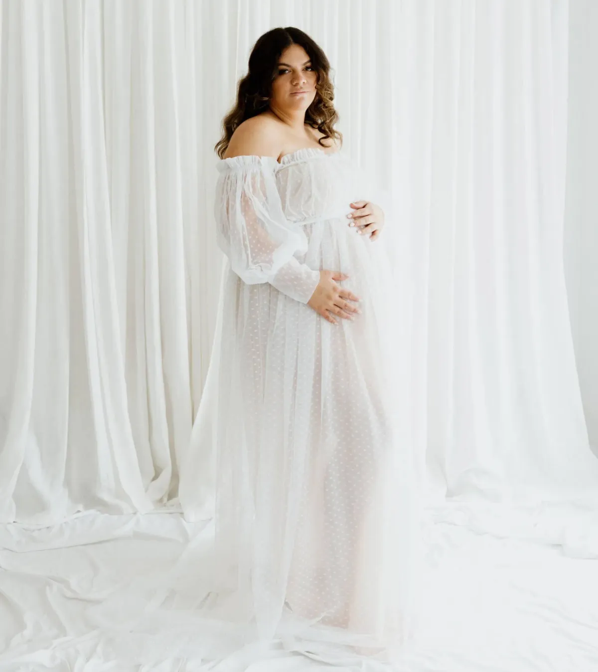 Isadora Tulle Dress with Nude Lining Size XXXL / AU 20 Plus Size - Image 1