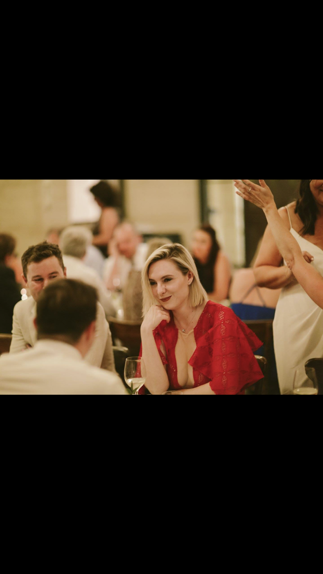 Manning Cartel Red lace dress for rent on The Volte - main image