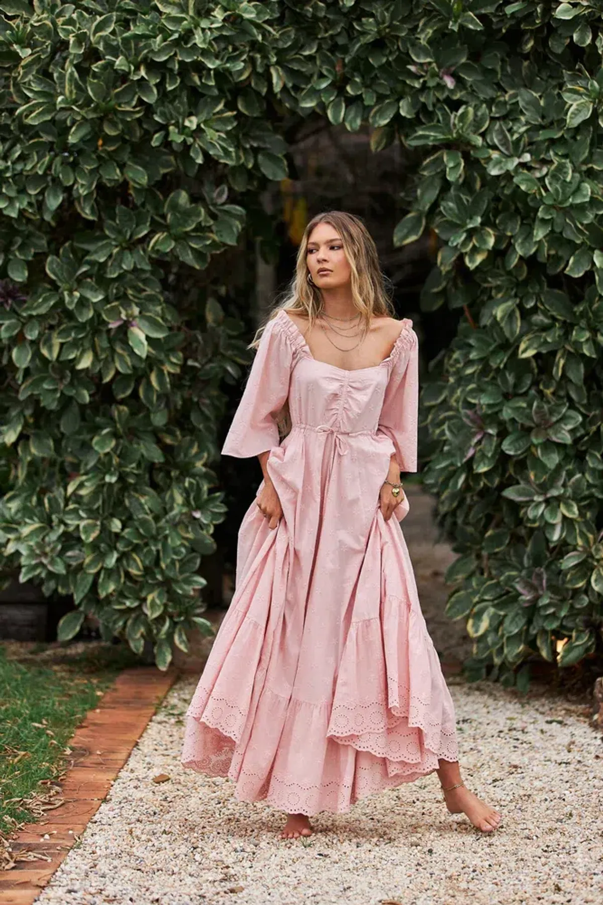 Coven & Co Starlight Gown Pink Size S/AU 10 for rent on The Volte - main image