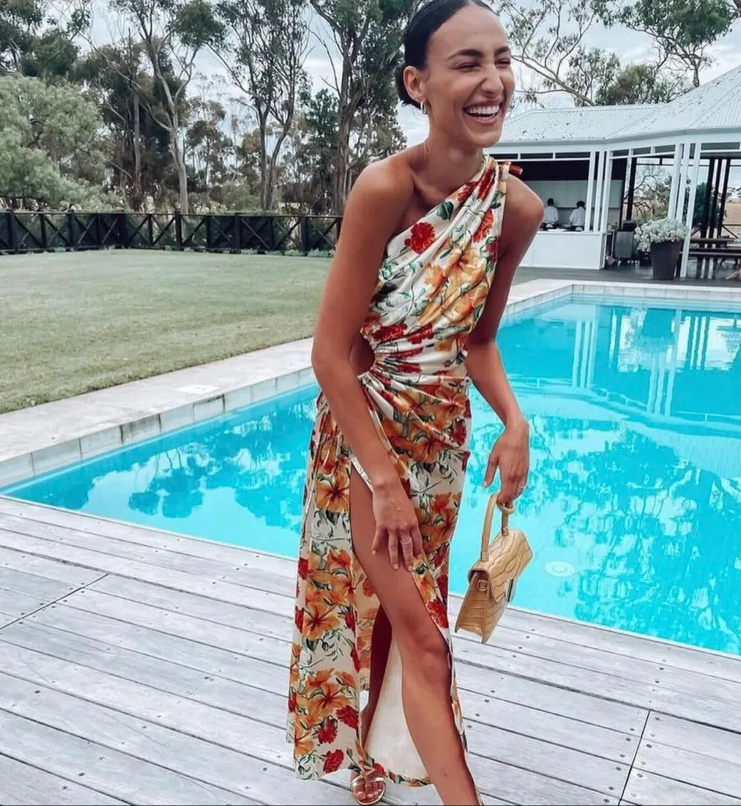 Sonya Moda Nour Maxi Dress Yarden Floral Print Size 10 for rent on The Volte - main image