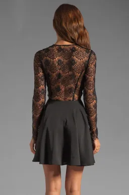 Keepsake Need Your Love Long Sleeve Dress Black Size 6 for rent on The Volte - image 2