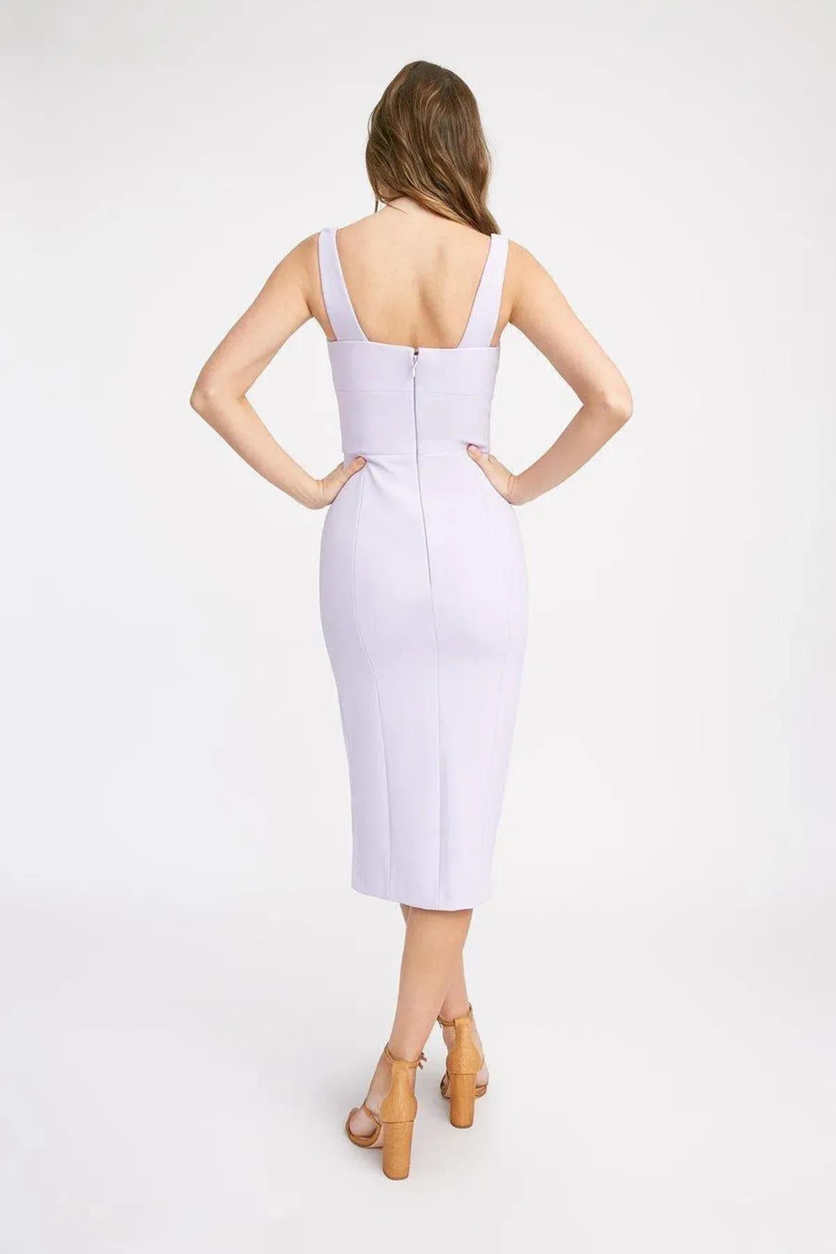 Kookai Martina Midi Dress Purple Size 34 - Image 3