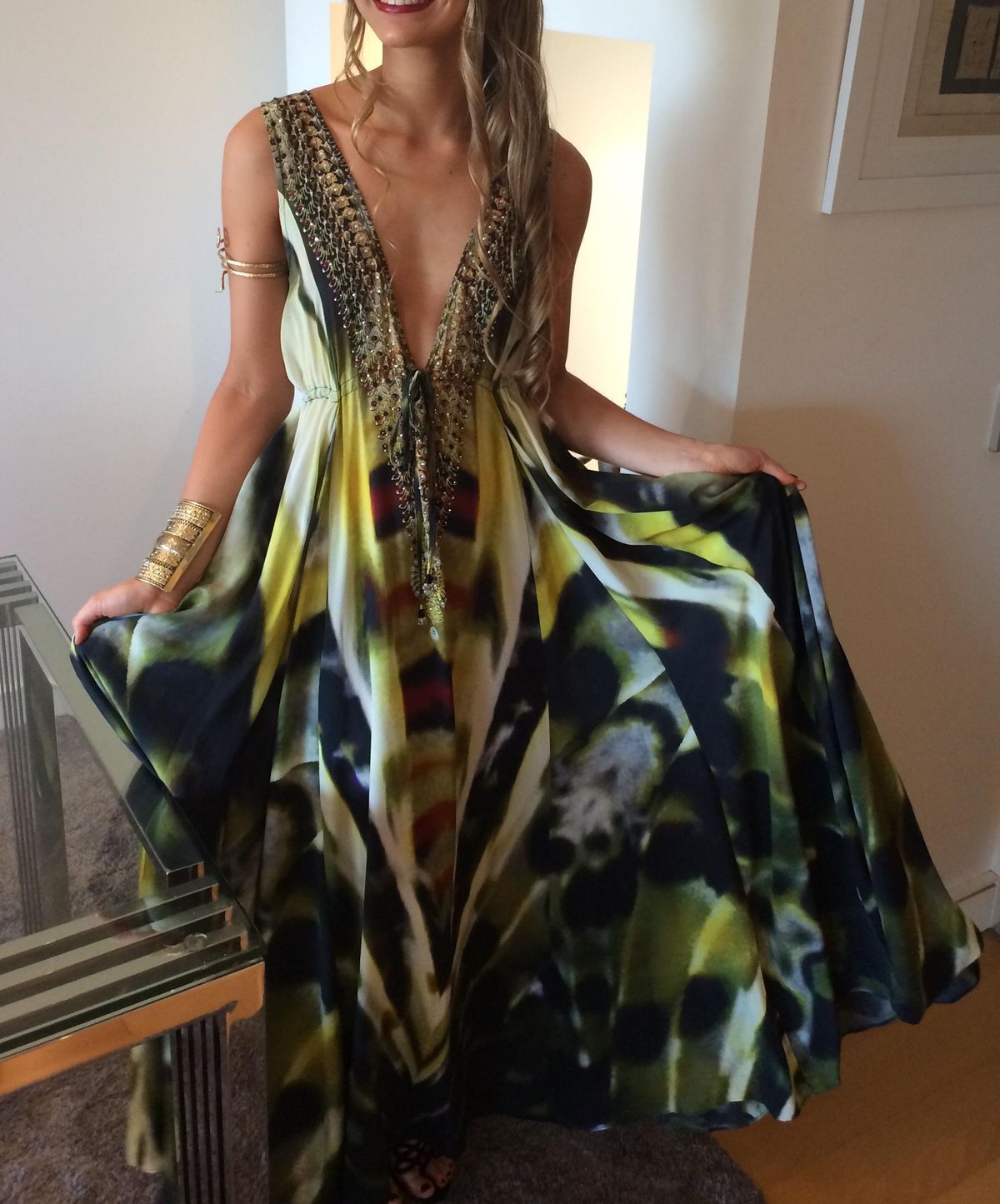 Camilla deep v dress - Image 1