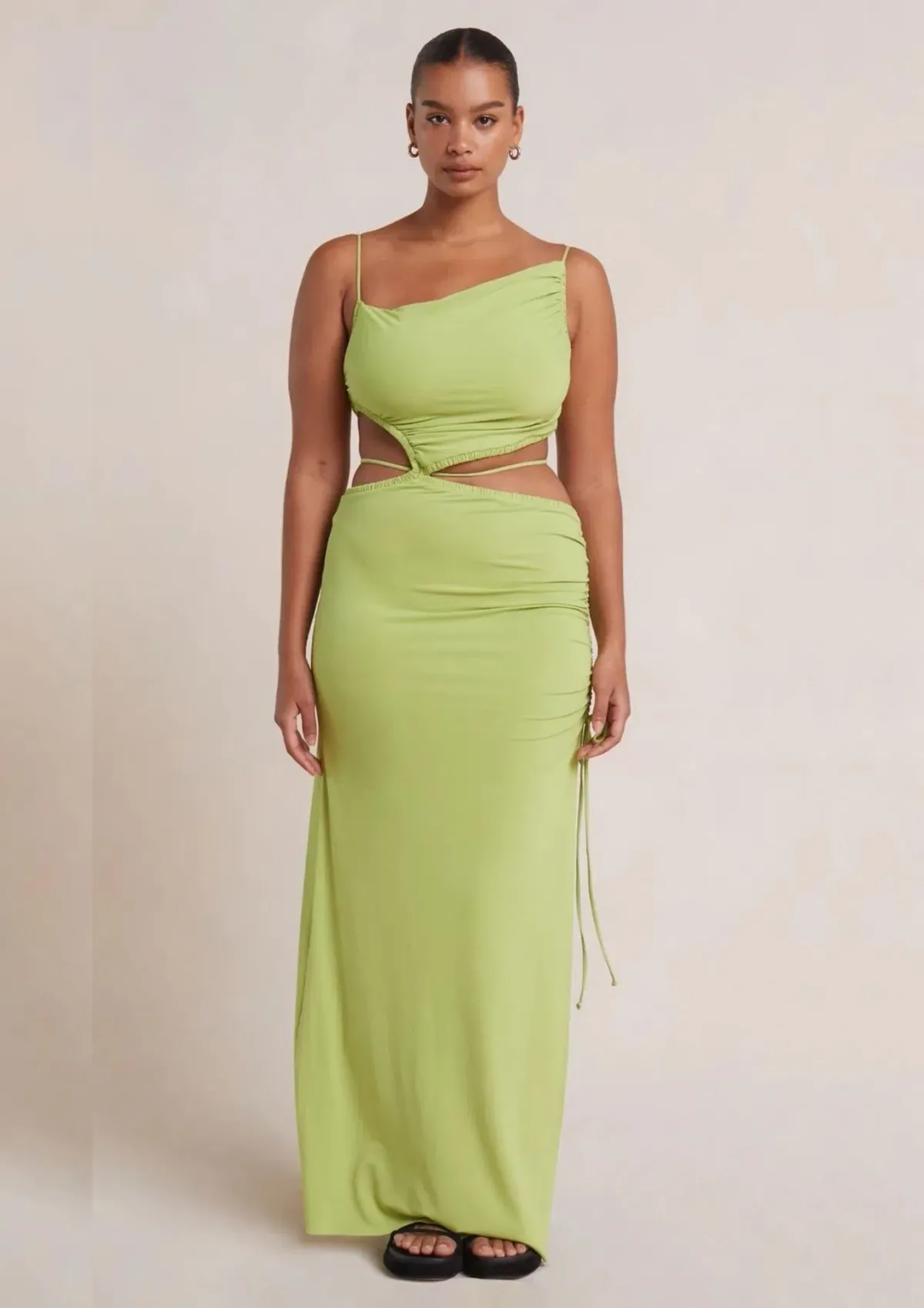 Bec & Bridge Dilkon Maxi Dress Lime Green Size 8 - Image 1