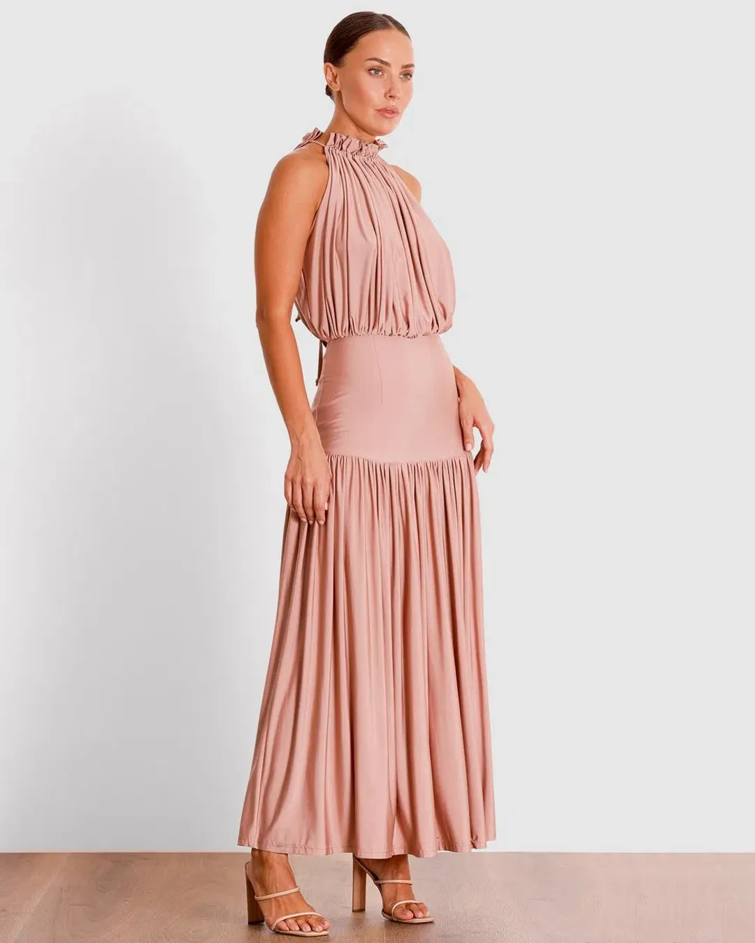 Pasduchas Two's Company Midi Dress in Peony Size AU 12 for rent on The Volte - main image