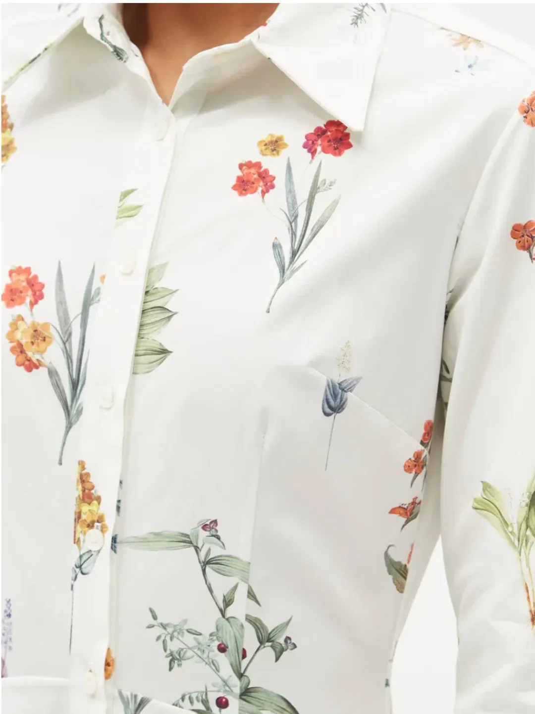 Evi Grintela Juliette Shirt Dress Print White Size AU 6 for rent on The Volte - main image