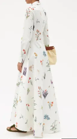 Evi Grintela Juliette Shirt Dress Print White Size AU 6 for rent on The Volte - image 4