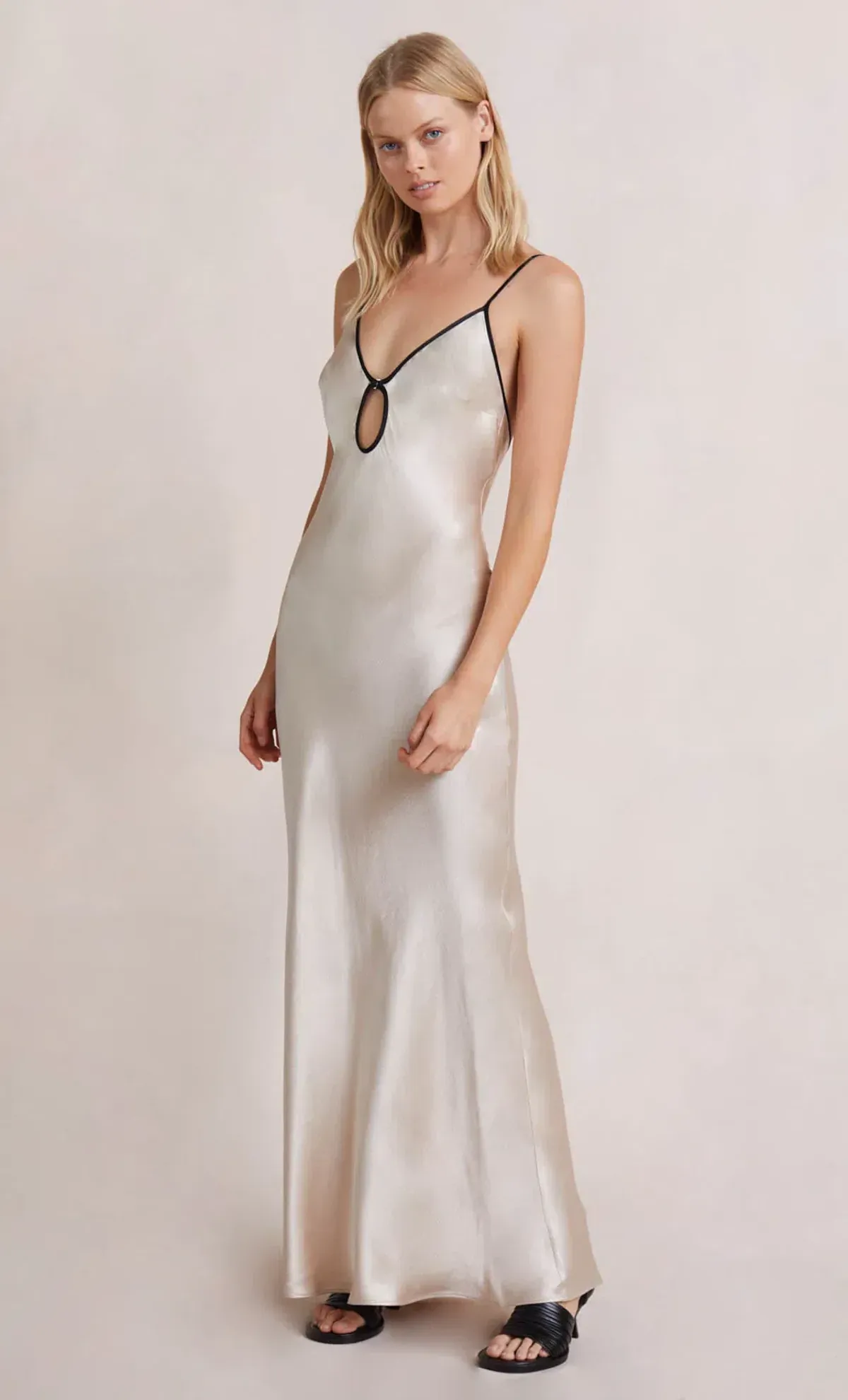 Bec & Bridge Kara Keyhole Dress Sand Size 8 - Image 6