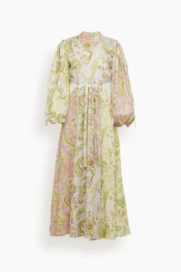 Alemais Marta Cutout Midi Dress Print Size 8 for rent on The Volte - image 4