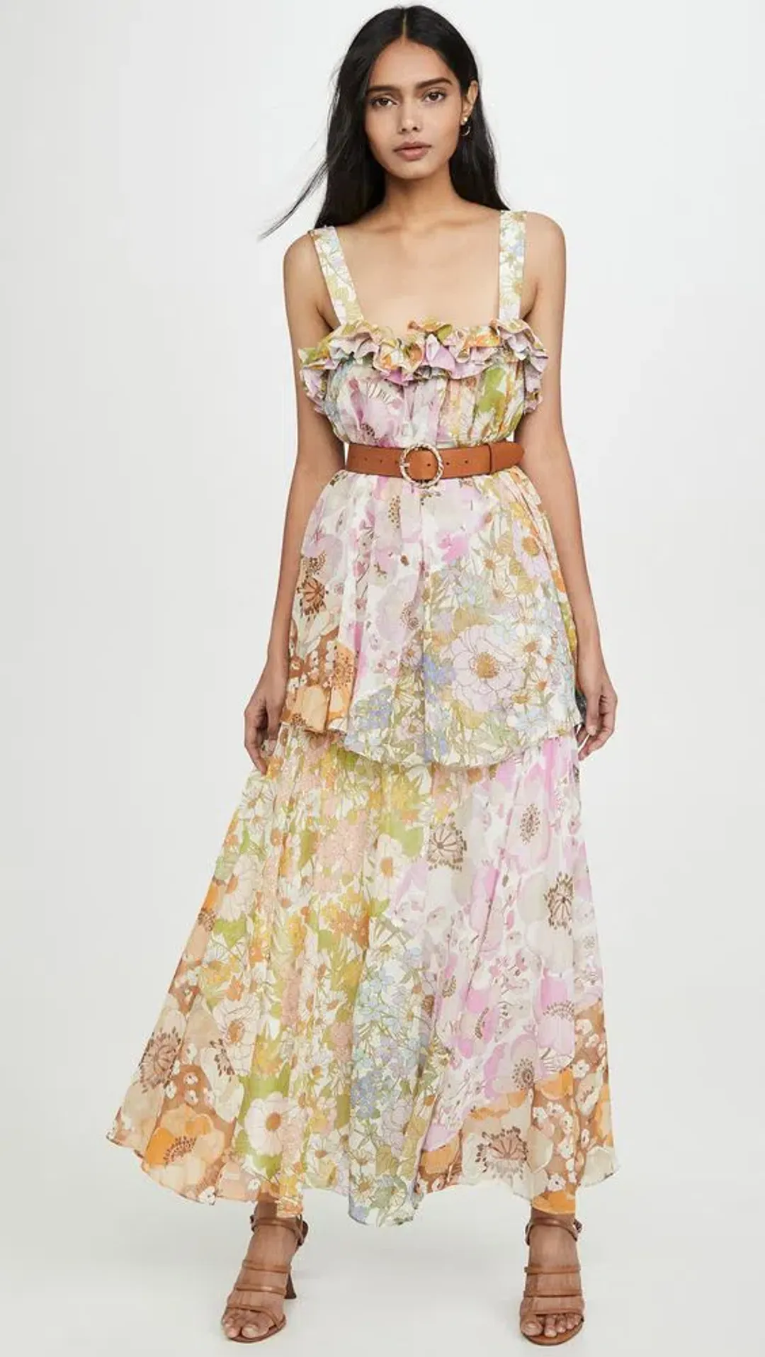 Zimmerman Super Eight Maxi Dress Print Size 6 for rent on The Volte - main image