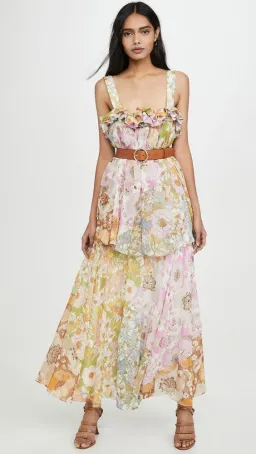 Zimmerman Super Eight Maxi Dress Print Size 6 for rent on The Volte - image 3