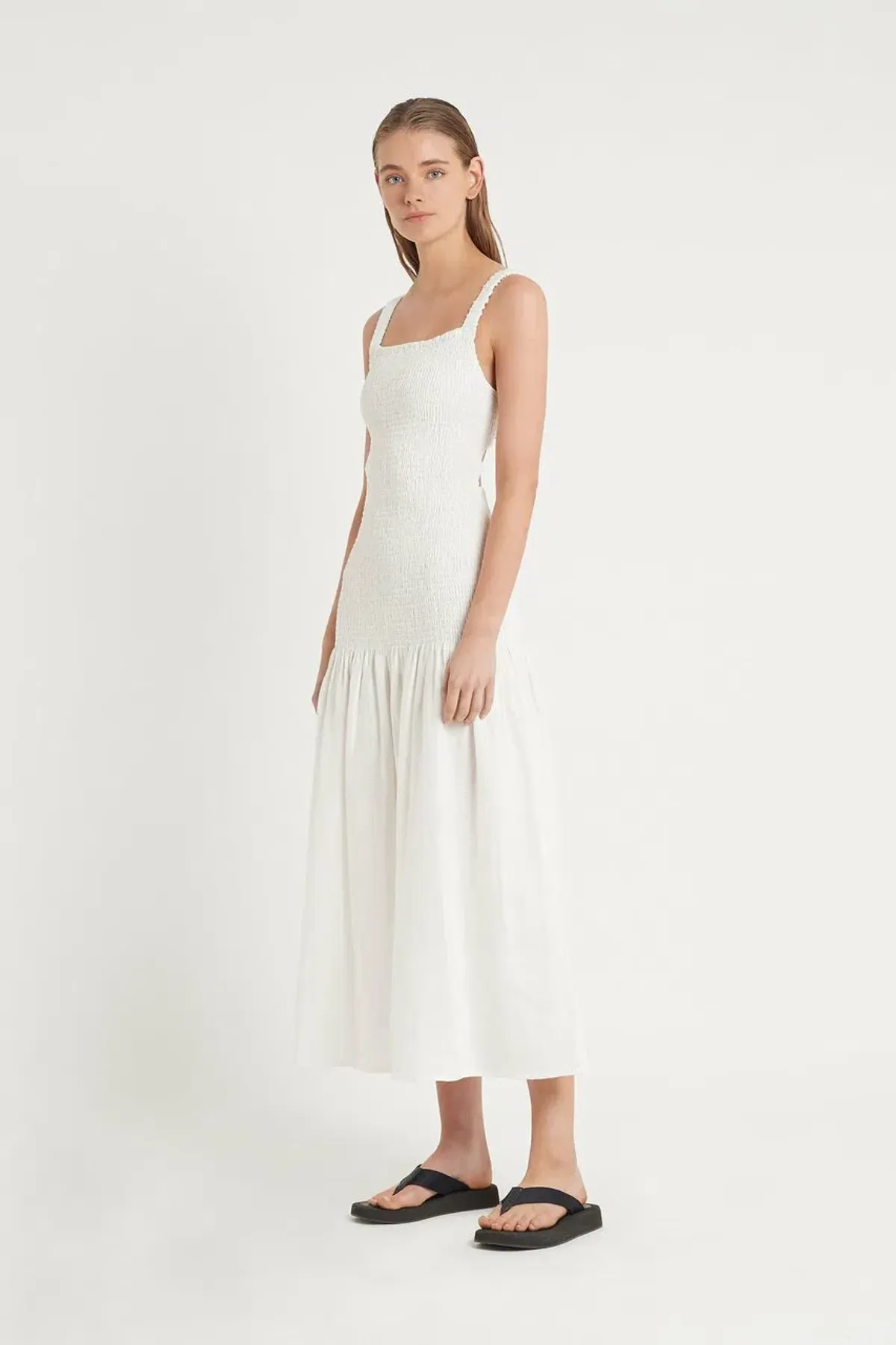 Sir the Label Madelyn Reversible Dress White Size 3 / AU 12 - Image 3