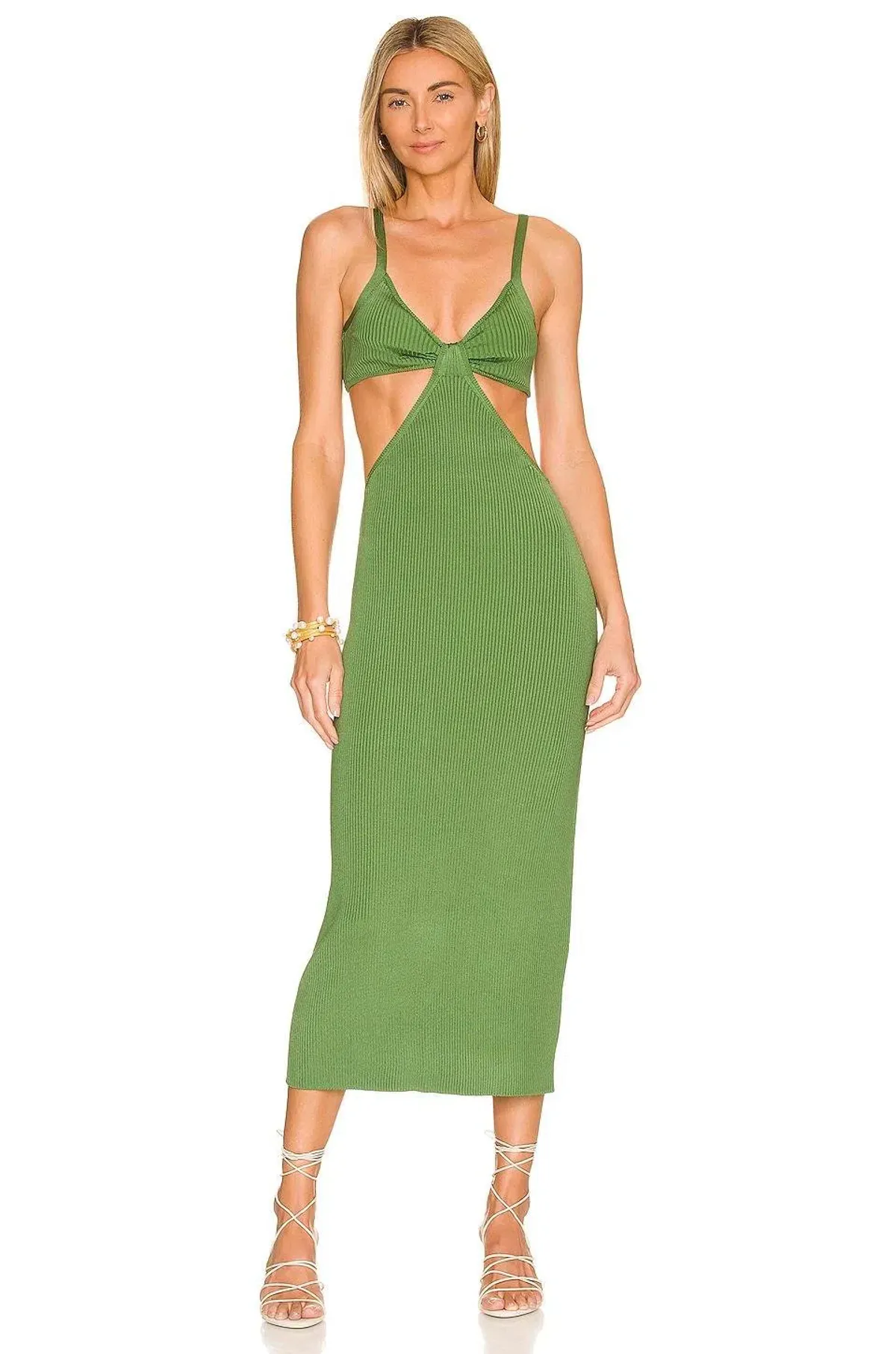 Cult Gaia Serita Dress Green Size 8 - Image 1