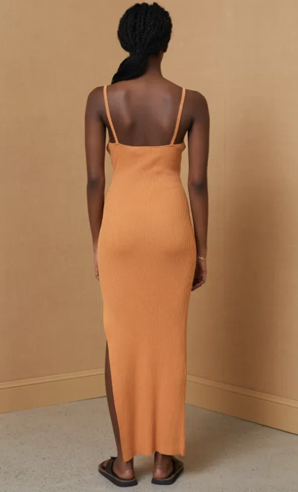 Bec & Bridge Margot Knit Dress Orange Size 10 - Image 2
