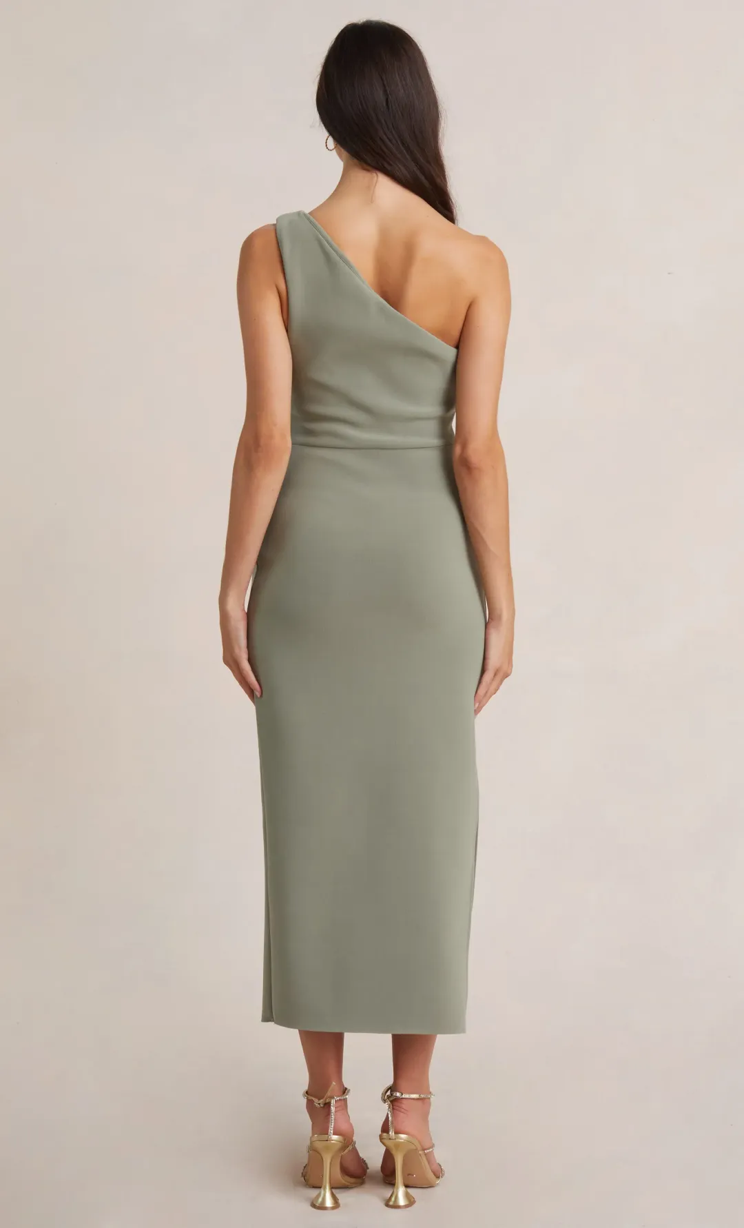 Bec & Bridge Be Mine Asym Dress Sage Size 6 for rent on The Volte - main image