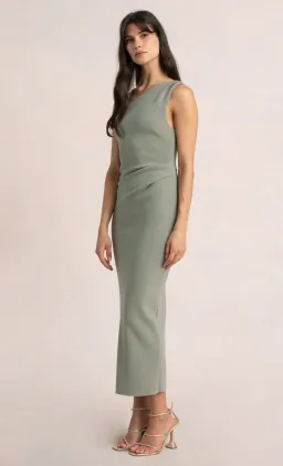 Bec & Bridge Be Mine Asym Dress Sage Size 6 for rent on The Volte - image 2