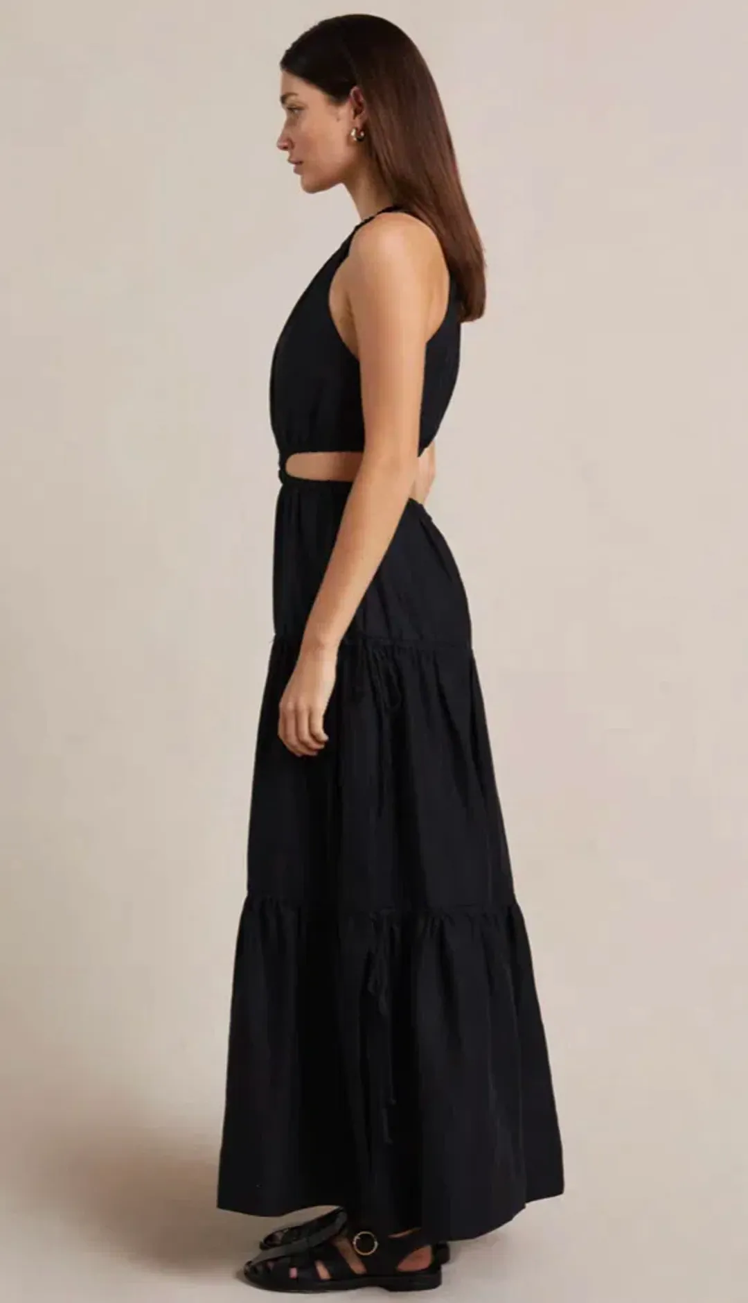 Bec and Bridge Helene Maxi Dress Black Size 8 for rent on The Volte - main image