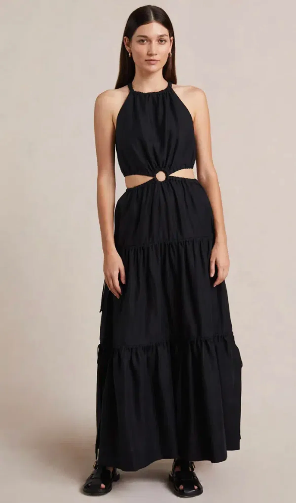 Bec and Bridge Helene Maxi Dress Black Size 8 for rent on The Volte - main image