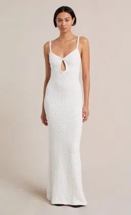 Bec and Bridge Effie Knit Key Maxi Dress Ivory Size 10 for rent on The Volte - image 5