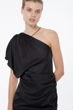 Manning Cartell Miami Heat Asymmetric Dress Black Size 12 for rent on The Volte - image 2
