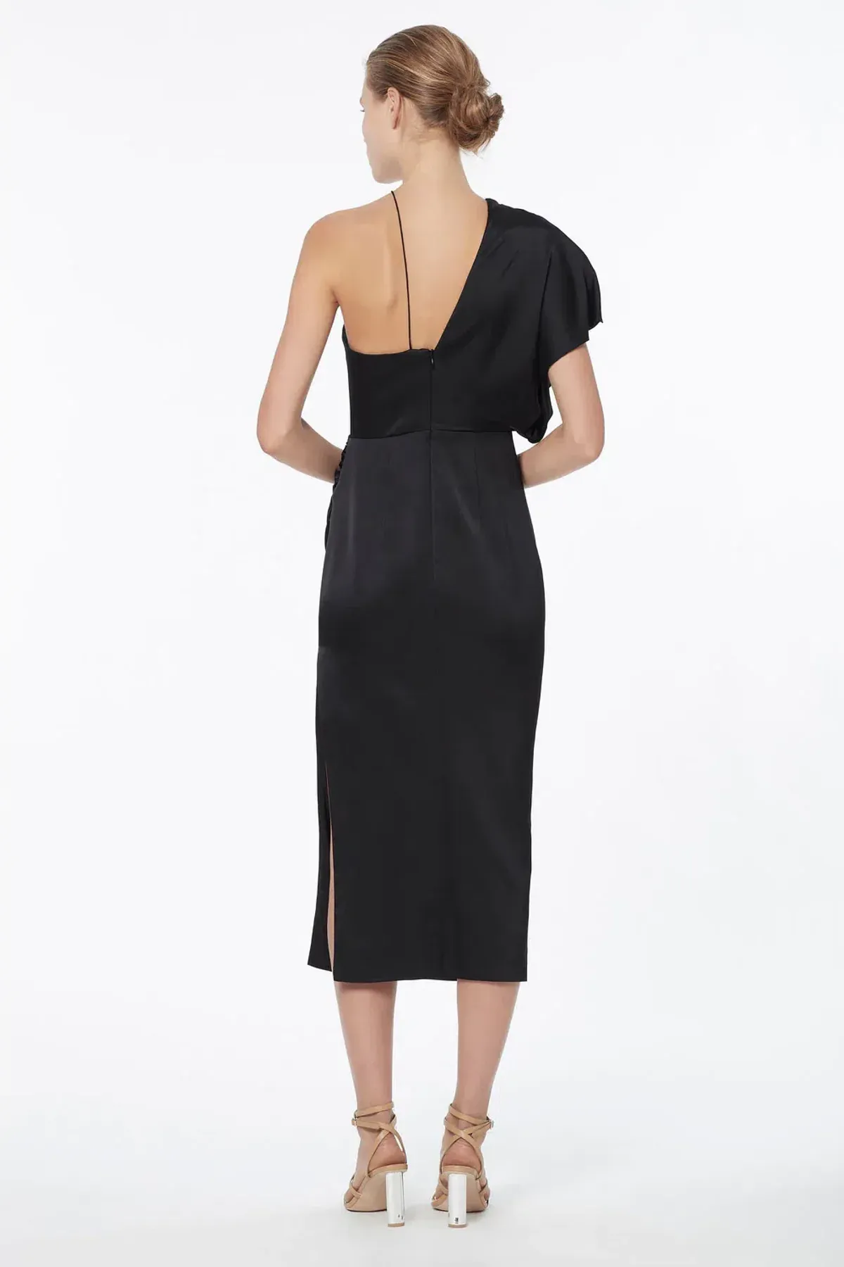Manning Cartell Miami Heat Asymmetric Dress Black Size 12 - Image 3