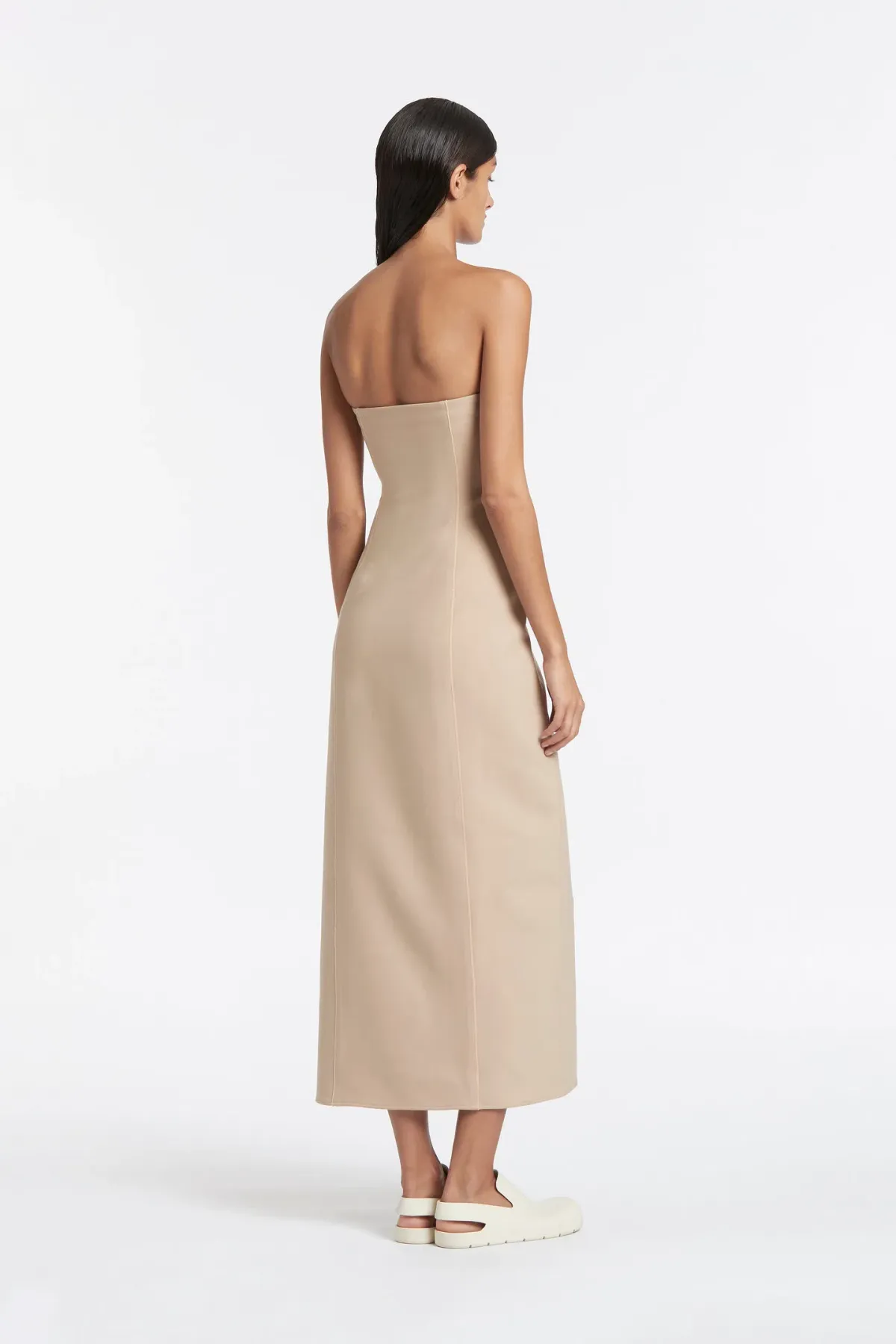 Sir The Label Monte Strapless Dress in Tan Beige Size 1 - Image 4