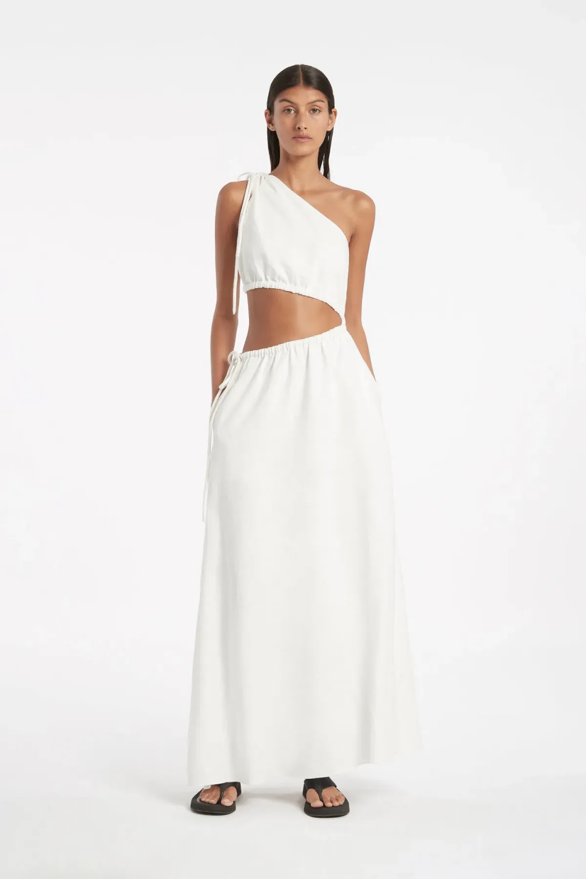 Sir The Label Blanche Asym Gown in Ivory Size 1 - Image 1