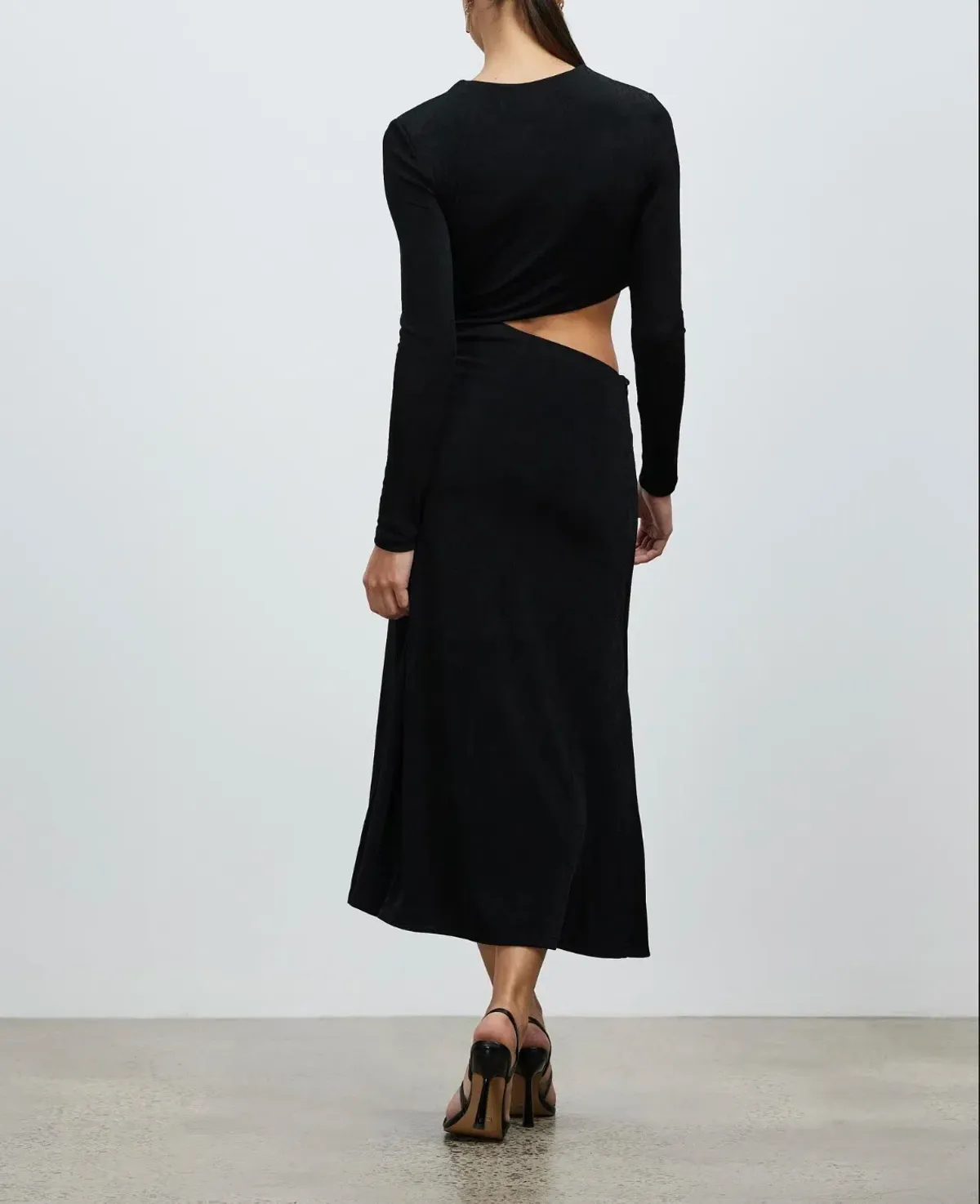 MISHA Arma Midi Dress Black Size 6/XS - Image 4