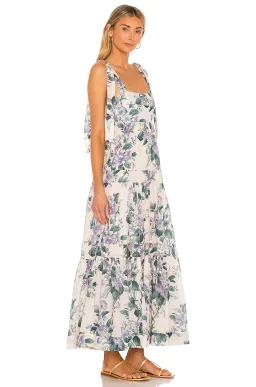 Zimmermann Cassia Tie Shoulder Dress Print Size 6 for rent on The Volte - image 2
