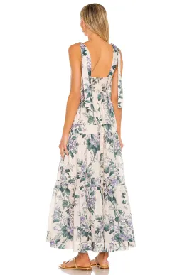 Zimmermann Cassia Tie Shoulder Dress Print Size 6 for rent on The Volte - image 4