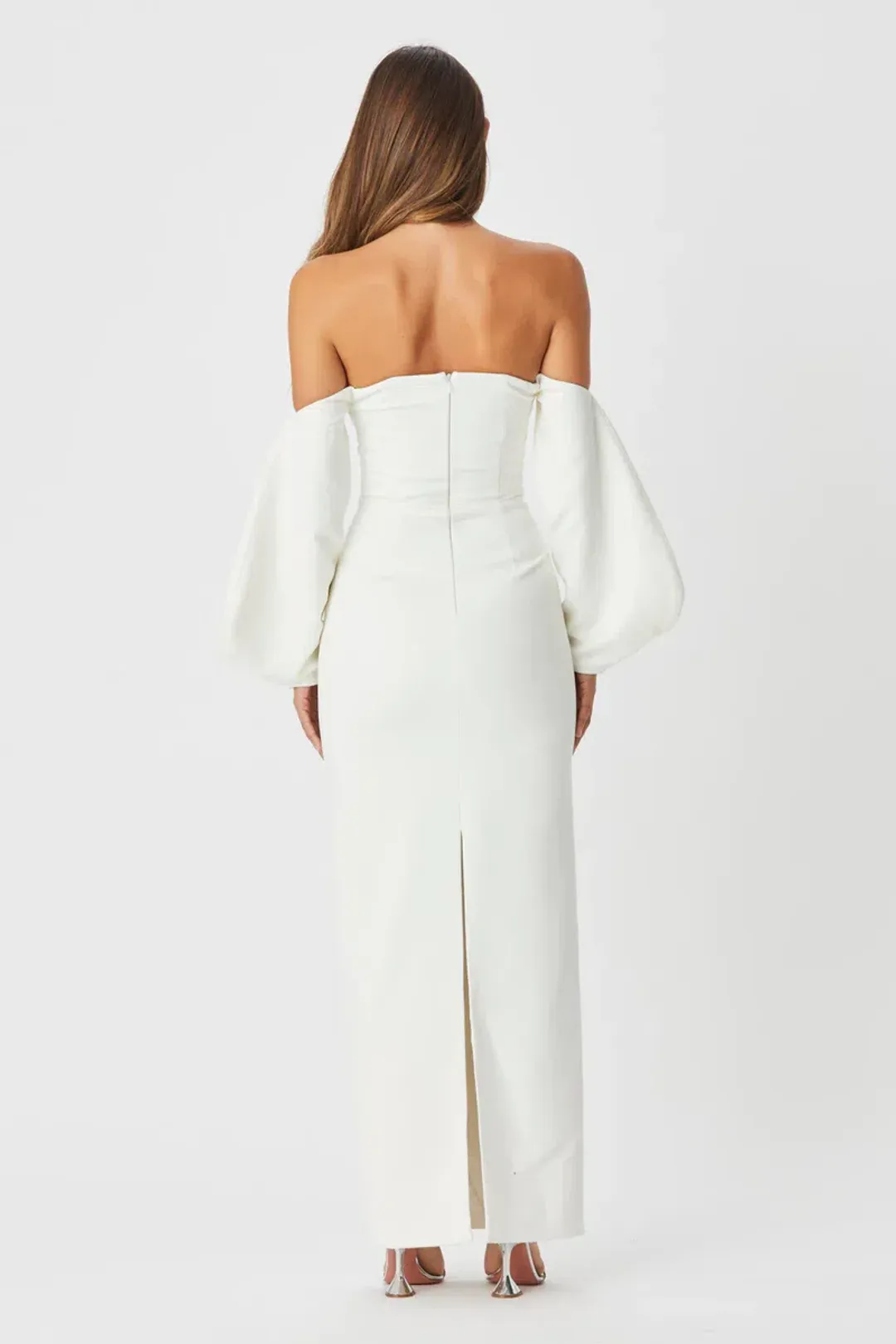 Bianca & Bridgett Honey Dress White Size 6 for rent on The Volte - main image