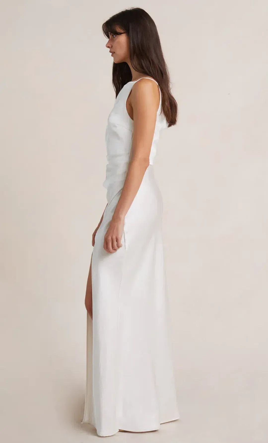 Bec & Bridge The Dreamer Maxi Dress Ivory Size 6 for rent on The Volte - main image