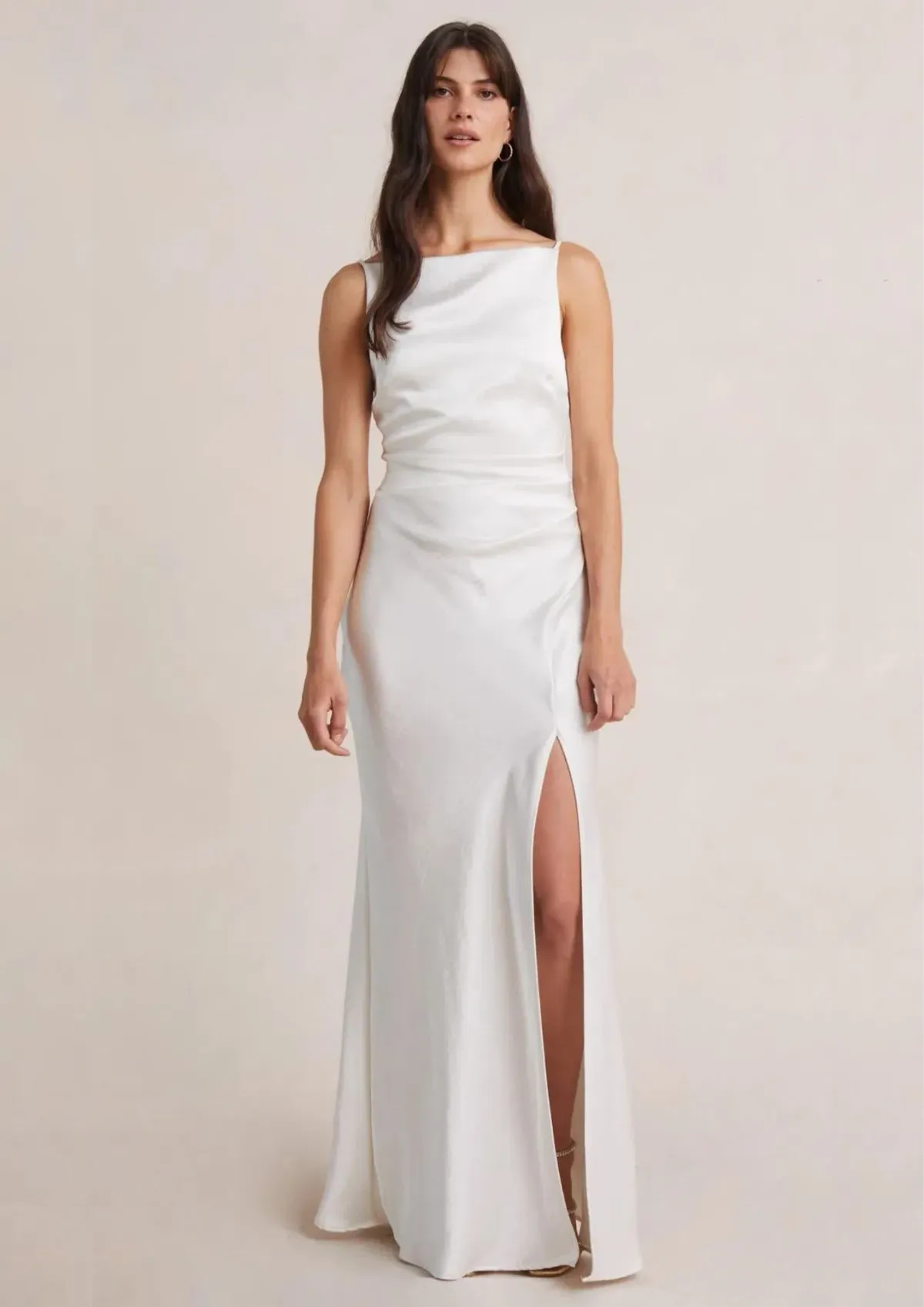 Bec & Bridge The Dreamer Maxi Dress Ivory Size 8 for rent on The Volte - main image