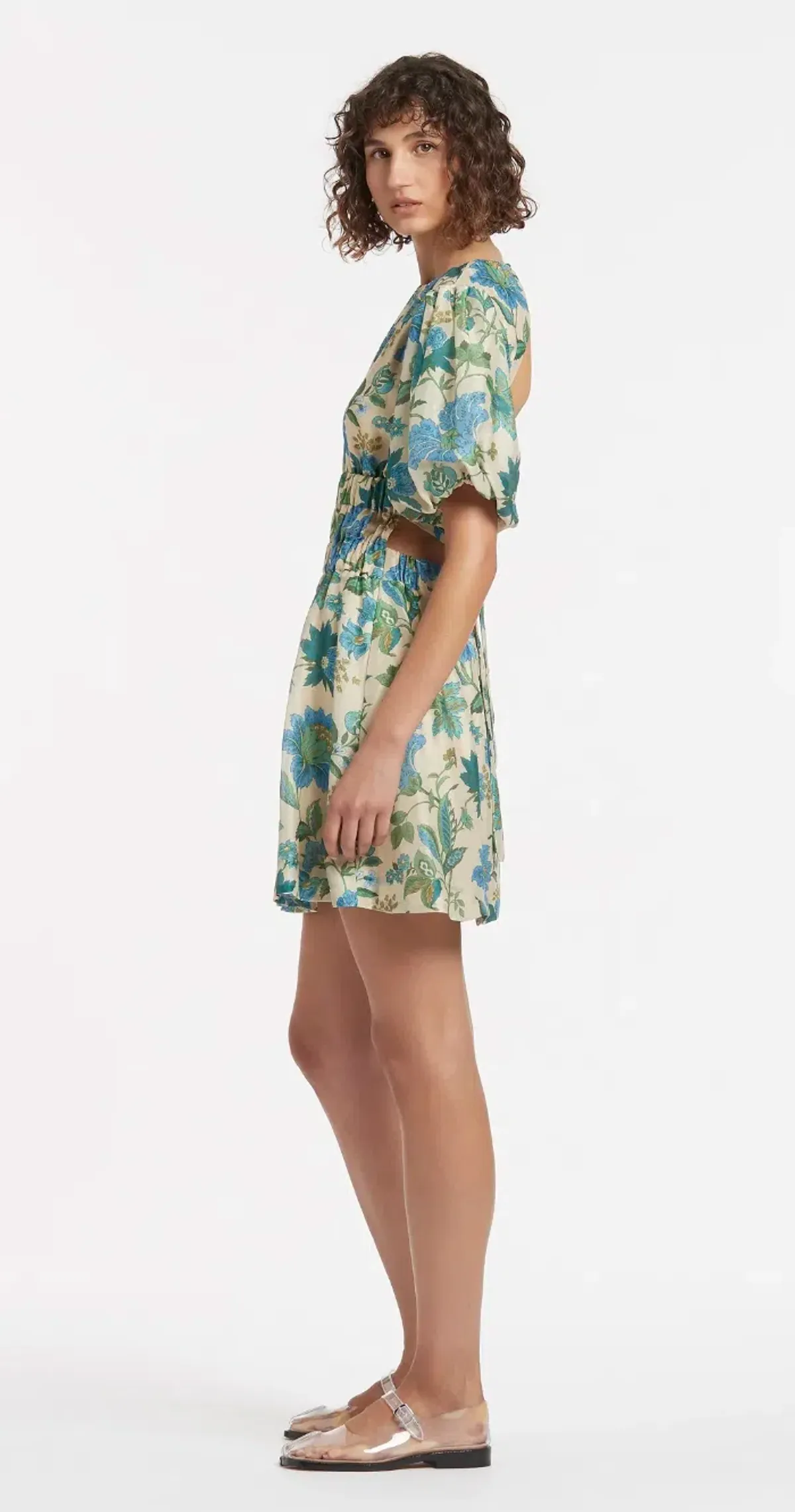 Sir The Label Celia Open Back Mini Dress Print Size 10 - Image 2