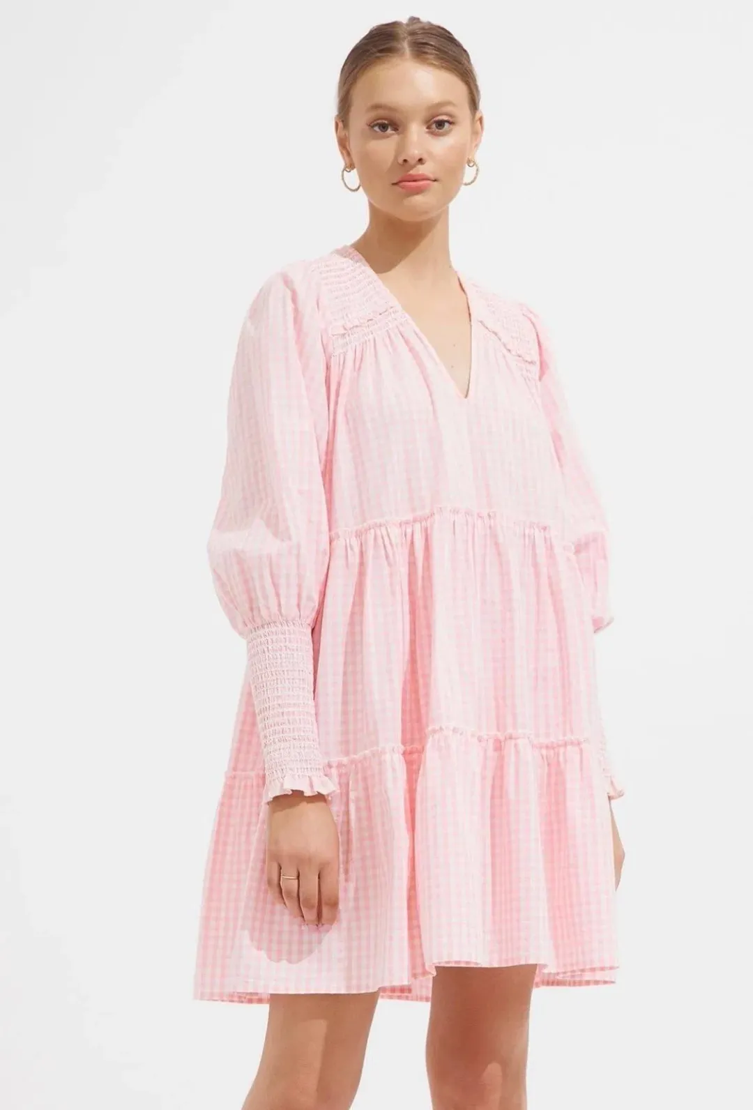 Steele Anika Mini Dress Pink Size M / AU 10 for rent on The Volte - main image